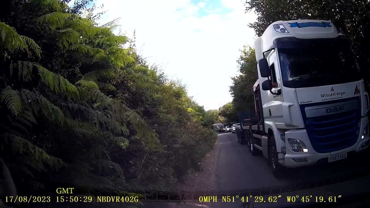 "Unsuitable for heavy goods vehicles"
