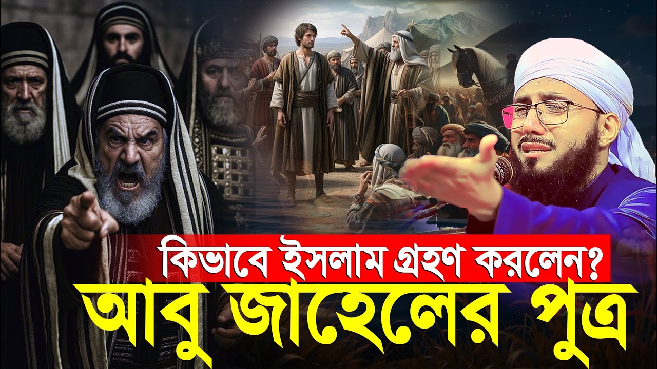 আবু জাহেলের পুত্রের করুণ ইসলাম গ্রহনের কাহিনী, মুফতী আব্দুর রব ফরিদী, Mufti Abdur Rob Foridi waz