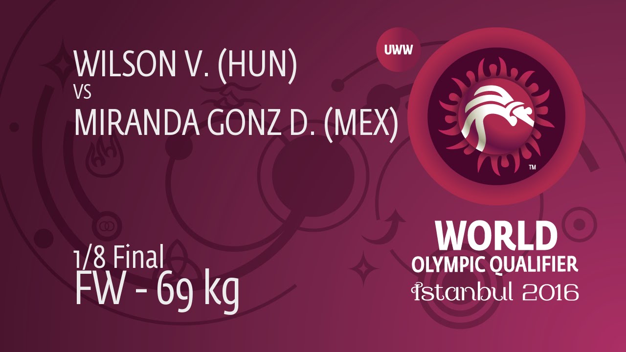 1/8 FW - 69 kg: V. WILSON (HUN) df. D. MIRANDA GONZ (MEX), 4-0
