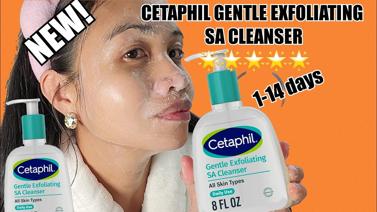 🔴NEW CETAPHIL GENTLE EXFOLIATING SA  CLEANSER/FOR SKIN WITH COLOUR OR MELASMA