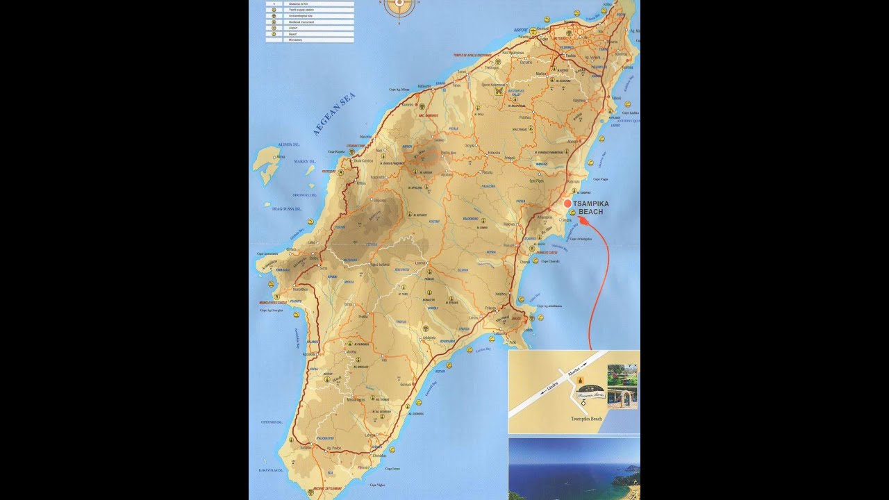 A LA DECOUVERTE DE l' ÎLE DE RHODES, du CLUB TUI MARMARA LE DORETA BEACH