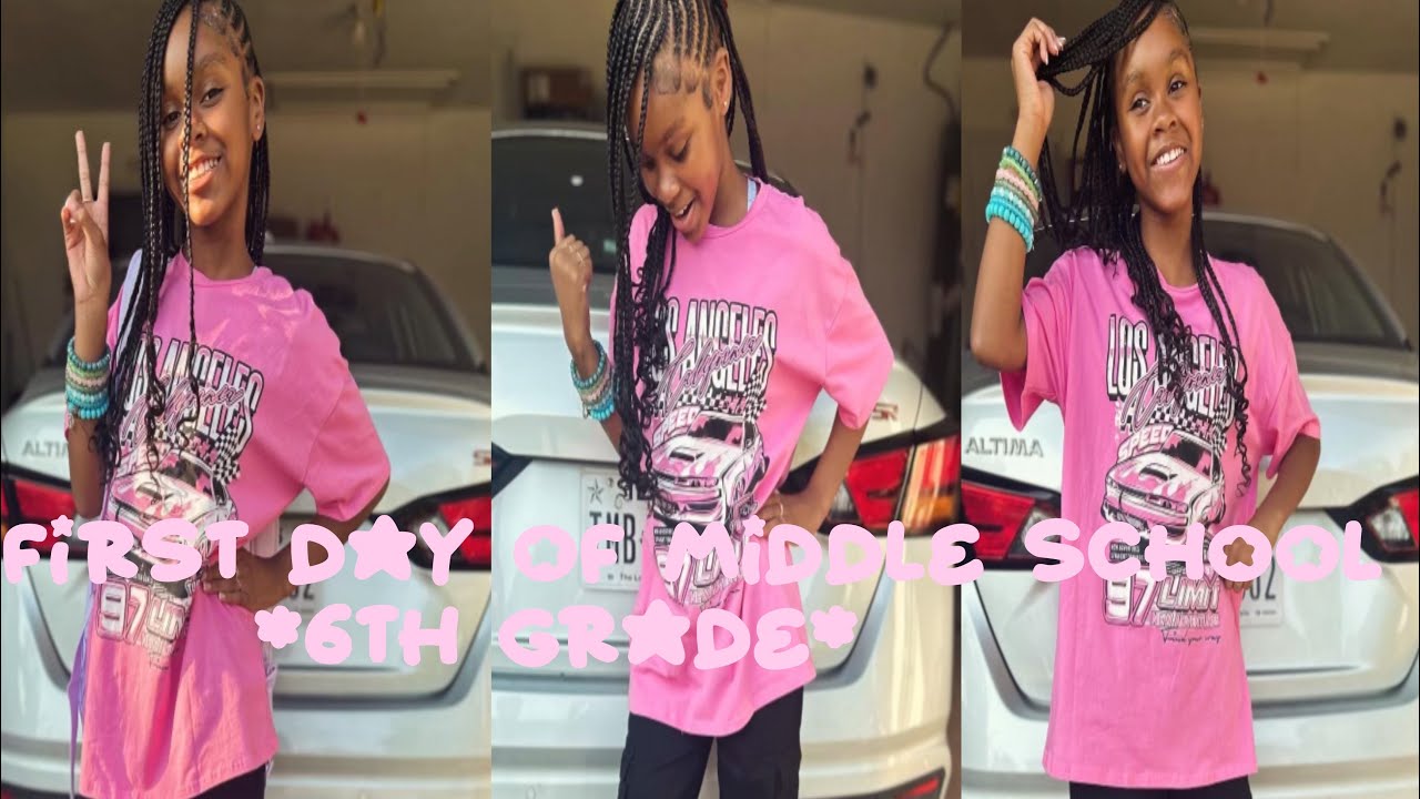 Grwm: first day of middle school ✏️ 🏫(6th grade)
