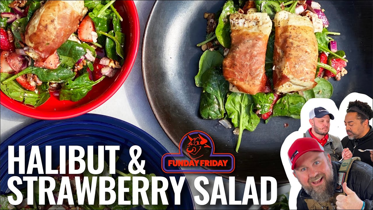Halibut & Strawberry Salad | Funday Friday | recteq