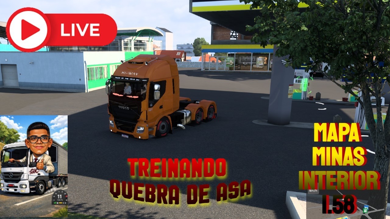 Euro truck simulator 2 Aprendendo quebra de asa