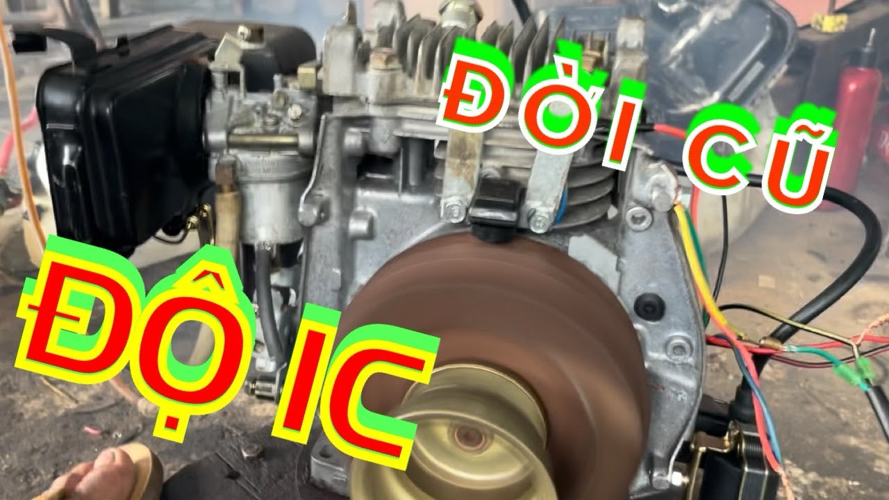 Độ IC Cho Những Dòng Máy Xăng Đời Cũ Khi Hỏng Bộ Lửa - Không Có Phụ Tùng Thay Thế