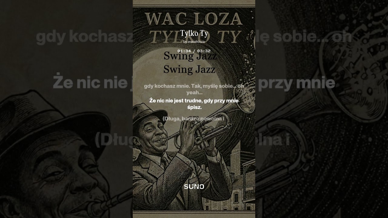 Wac Loza - Tylko Ty (Official AI Retro Song) | Swing Jazz Ballad