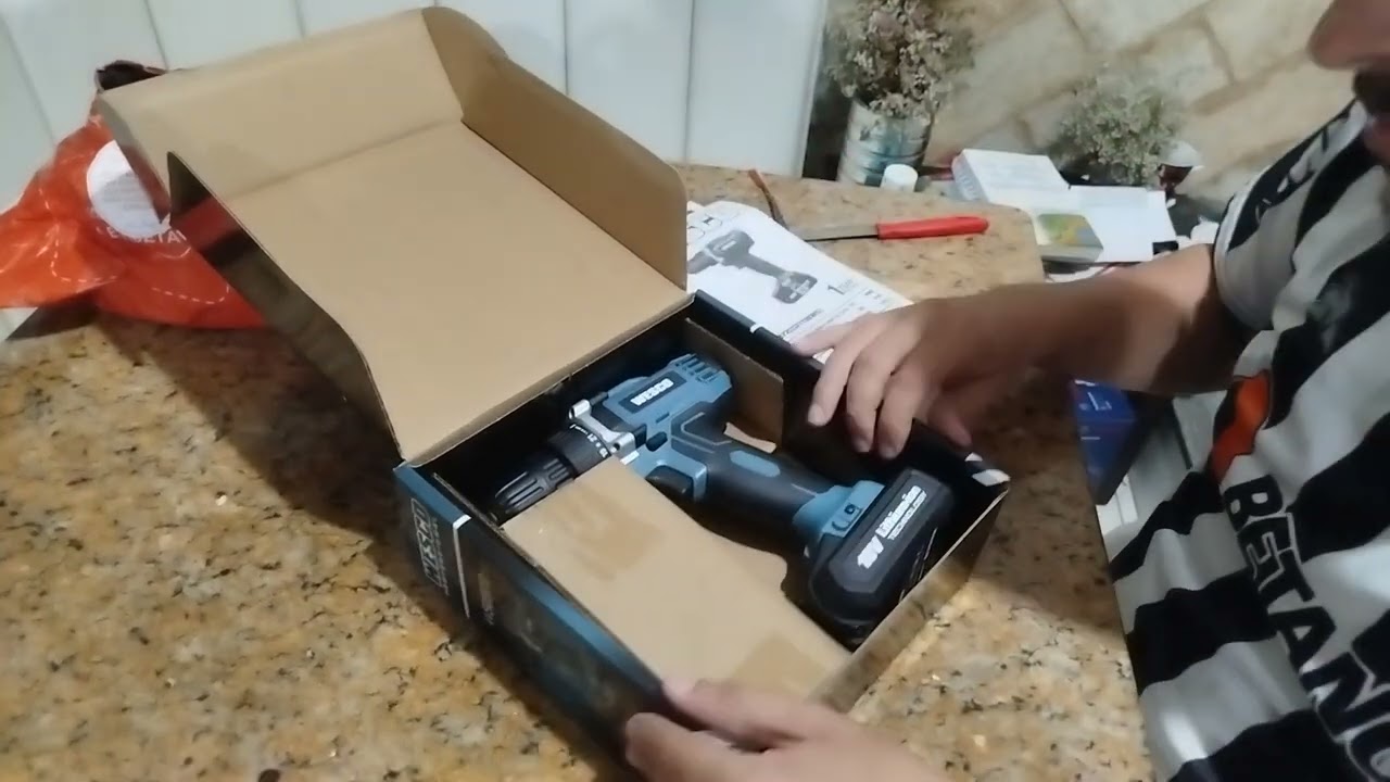 Unboxing parafusadeira Wesco WS2972 18V