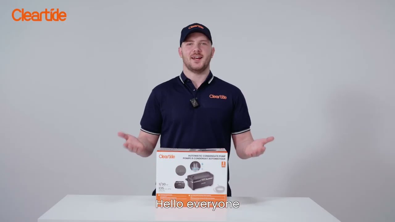 How to install Cleartide Condensate Pump | with tubing