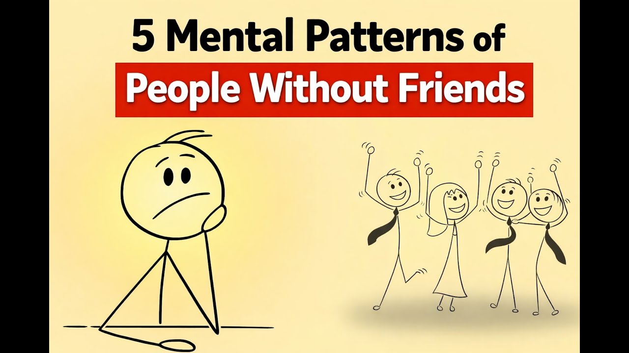 People Who Don’t Have Friends Share 5 Specific Mental Patterns “(Psychology Explained)”