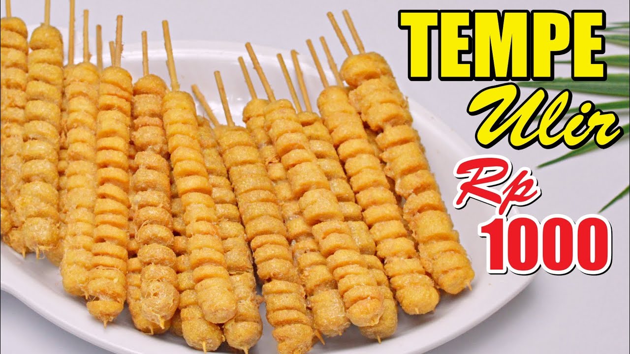 JAJAN 1000 ANAK SEKOLAH ! BISA DIFROZEN #TEMPE ULIR SUPER YUMMY