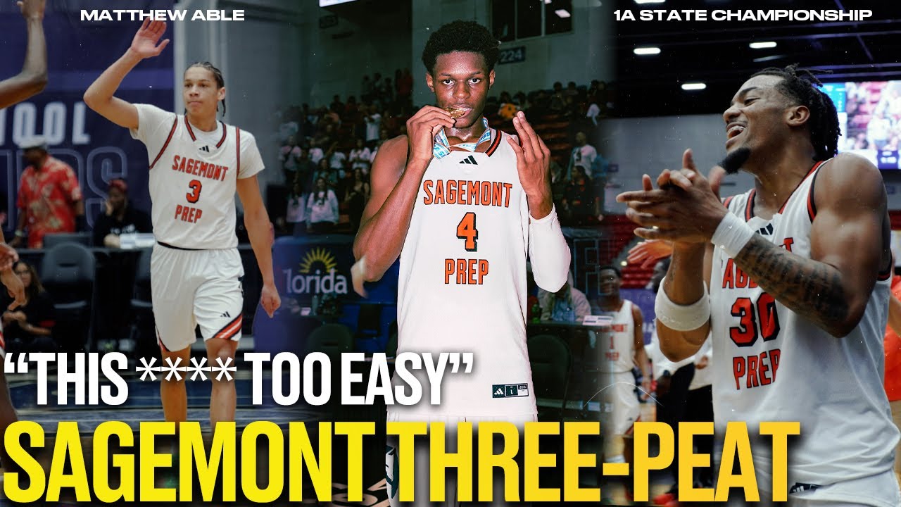 The Sagemont Hat-Trick! 3rd Straight State-Chip ft. Matthew Able, Kevin Thomas & Patrick Liburd