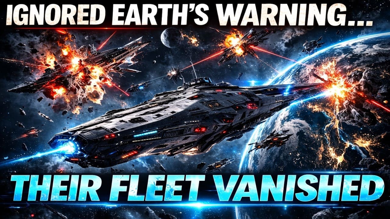 Aliens Ignored Earth’s Border Warnings..Their Entire Fleet Vanished Without a Trace! HFYSci-Fi Story