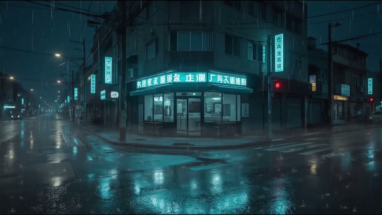 Peaceful Rain Lofi  -  Soft Chillhop Music for Sleep and Quiet Study Sessions