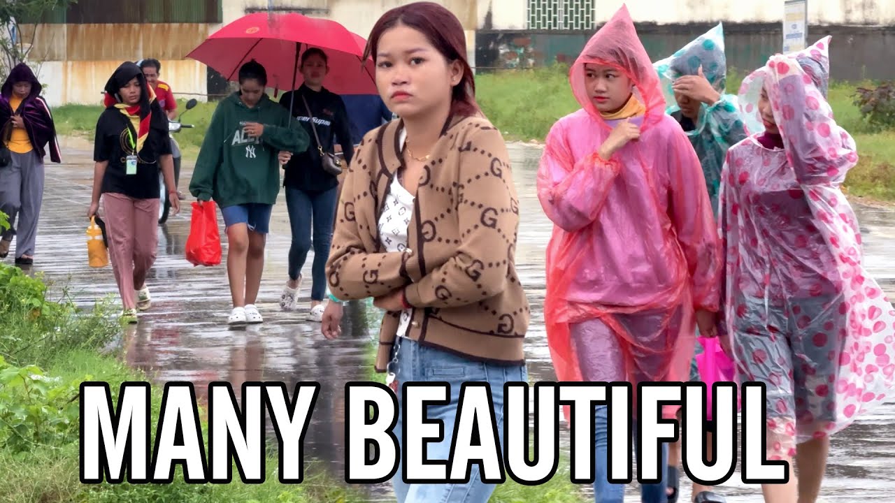 THE BEAUTY SCENES ​FACTORY WORKER ​CAMBODIA WOMEN【４Ｋ60】 #cute #beautiful