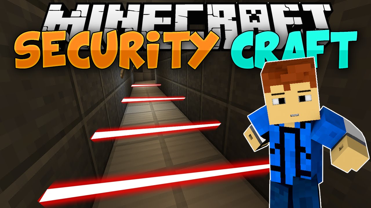 Minecraft | SECURITY CRAFT!!! | Lasers, Mines, and MORE!! | Mod Showcase [1.8]