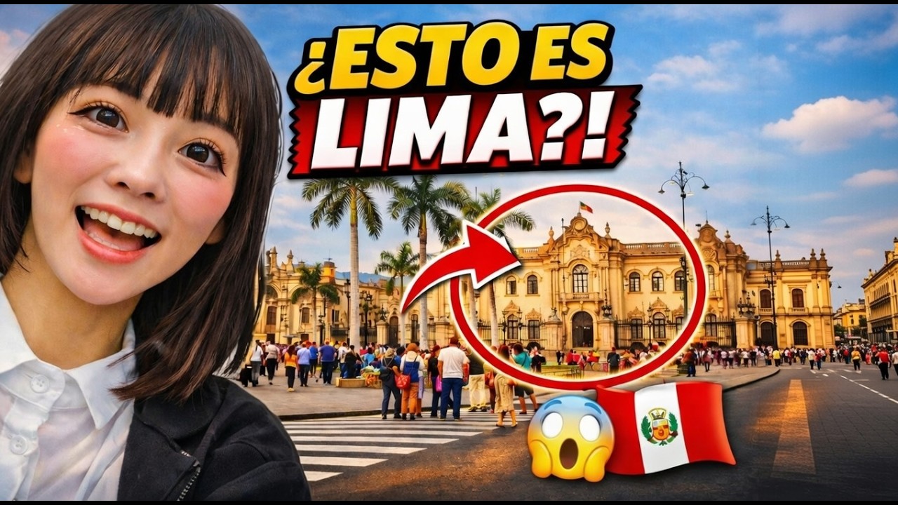 STREAMER JAPONESA NANATTY VISITANDO EL CENTRO DE LIMA