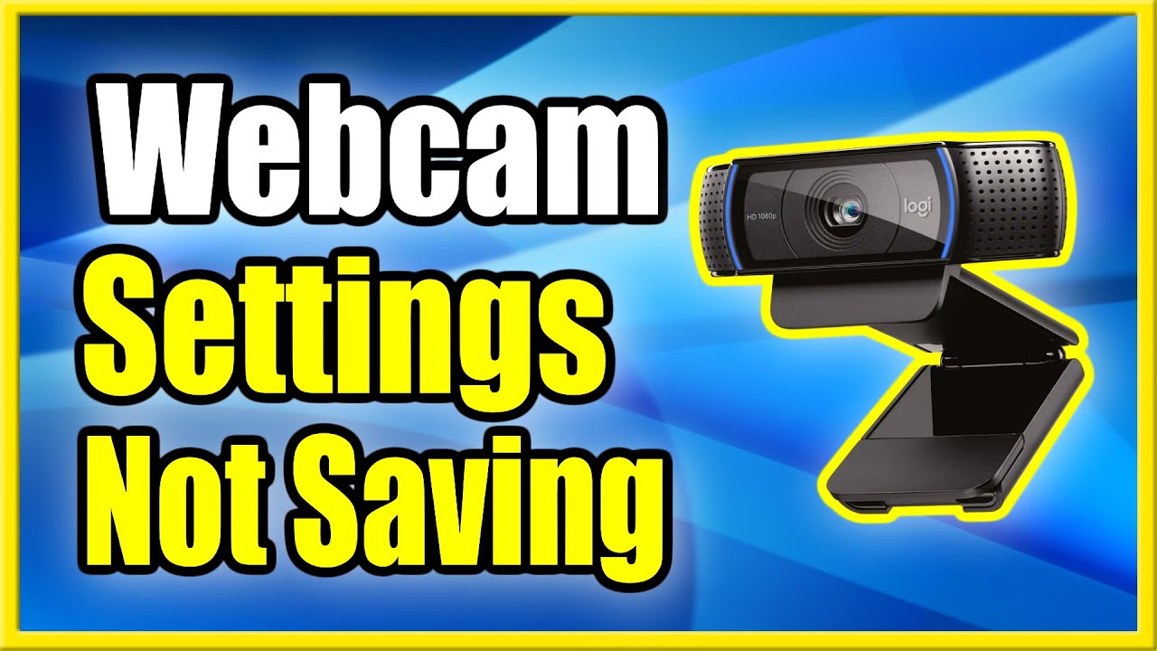 How to Fix Logitech Webcam Settings not Saving & Resetting using OBS (Fast Method!)