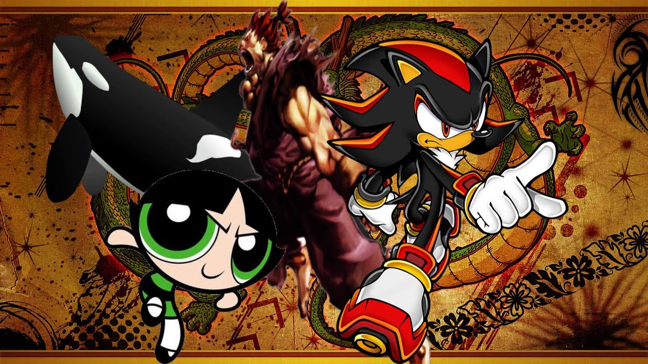 Mugen Battles | Shadow the hedgehog/Rare Akuma/Buttercup and Killer Whale | Survival Mode