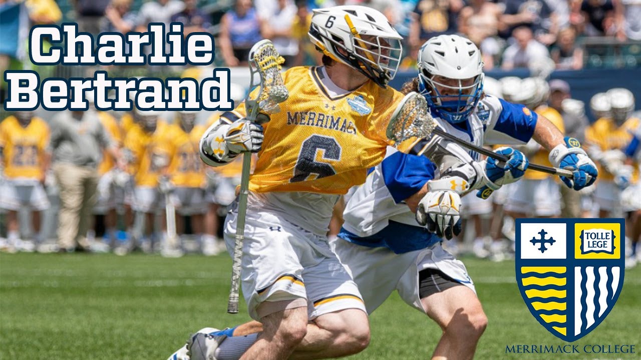 Charlie Bertrand Career Lacrosse Highlights | Merrimack College
