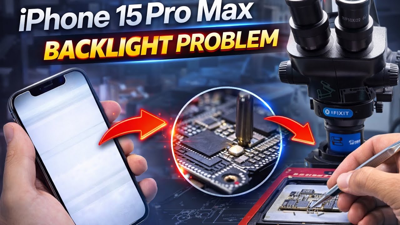 iPhone 15 Pro Max Backlight Problem