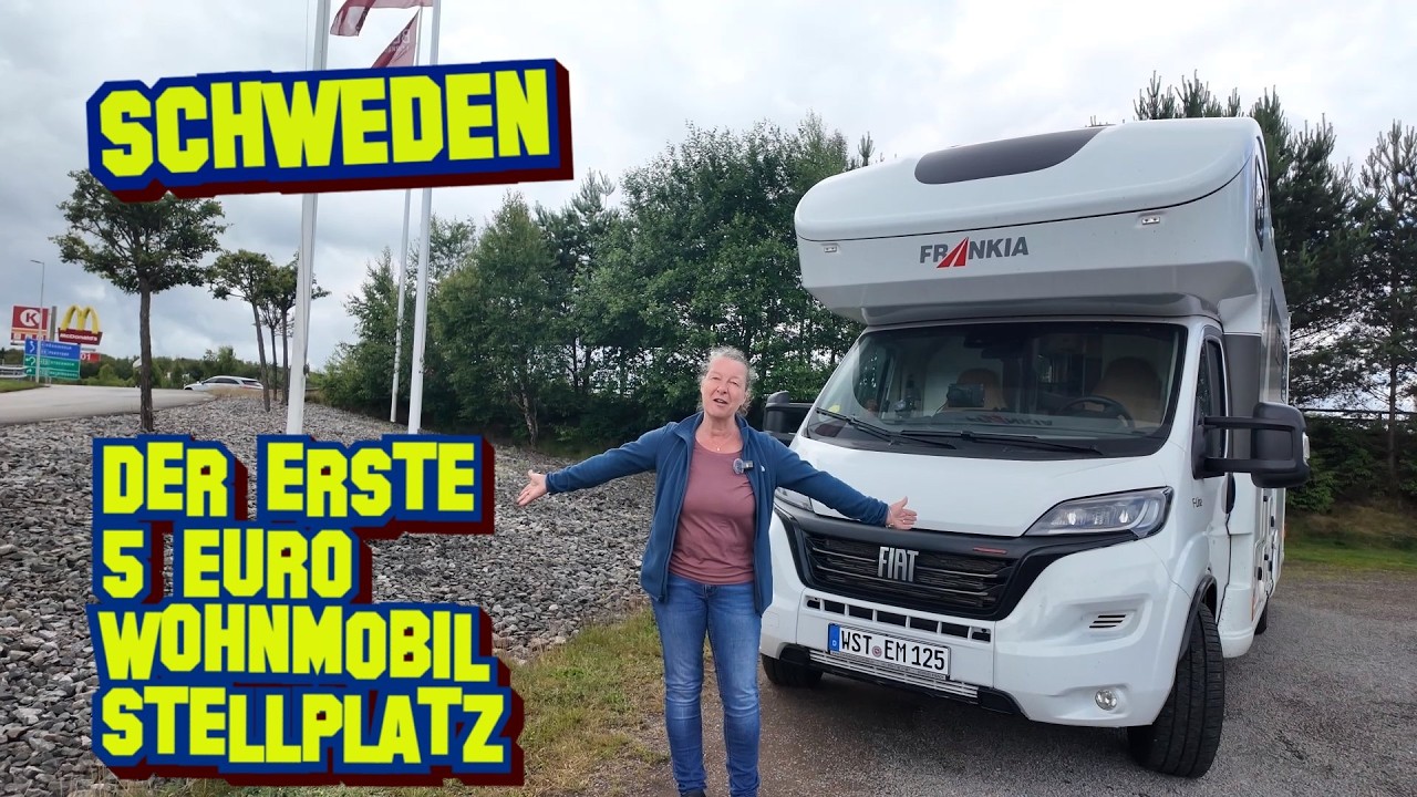 Wohnmobil Stellplatz mit Strom sowie Ver- und Entsorgung in Schweden. Mehr als ein Durchgangsplatz?