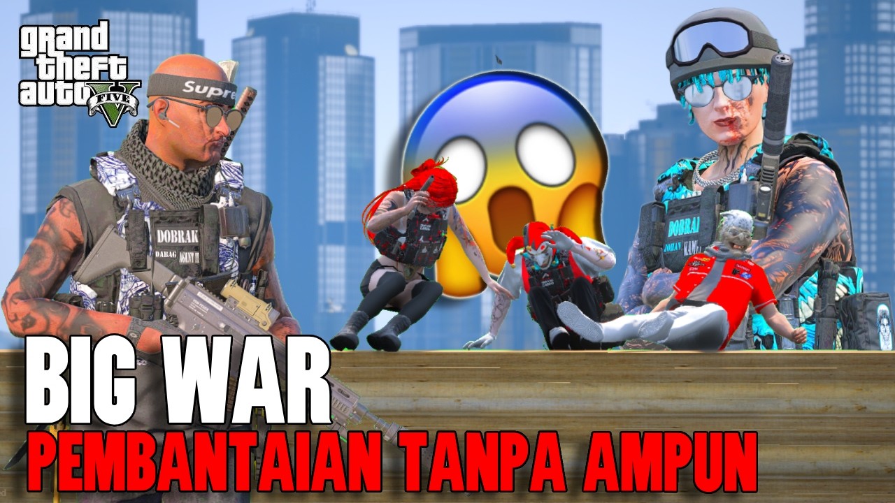 PERANG BESAR !! SERANGAN BRUTAL KE MAFIA TERKUAT ! @Paii SAMPE NANGIS !! - GTA 5 ROLEPLAY