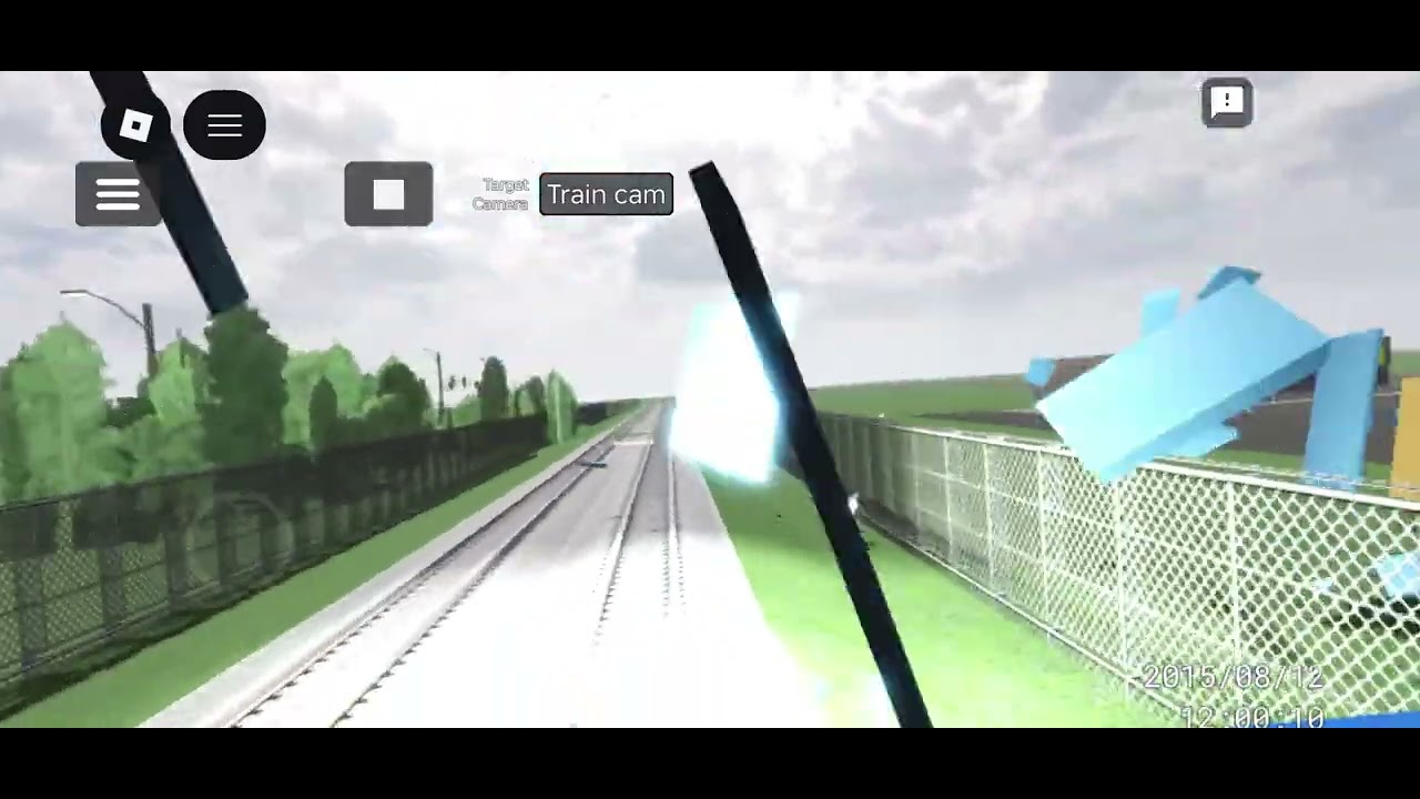 South robloxia train incident #traincrashes #roblox
