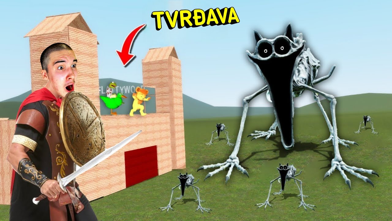 Može li NIGHTMARE CATNAP provaliti u moju TVRĐAVU?!