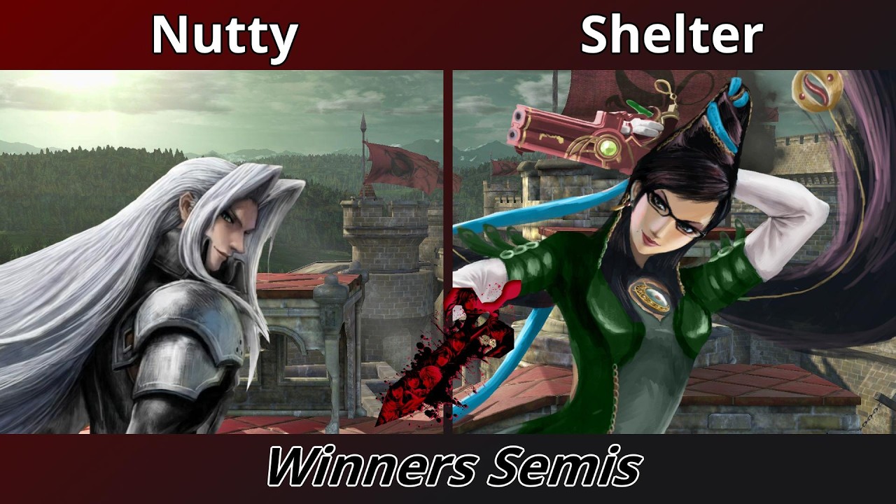 Castle Siege 109 - Winners Semis - Nutty (Sephiroth) vs Shelter (Bayonetta)