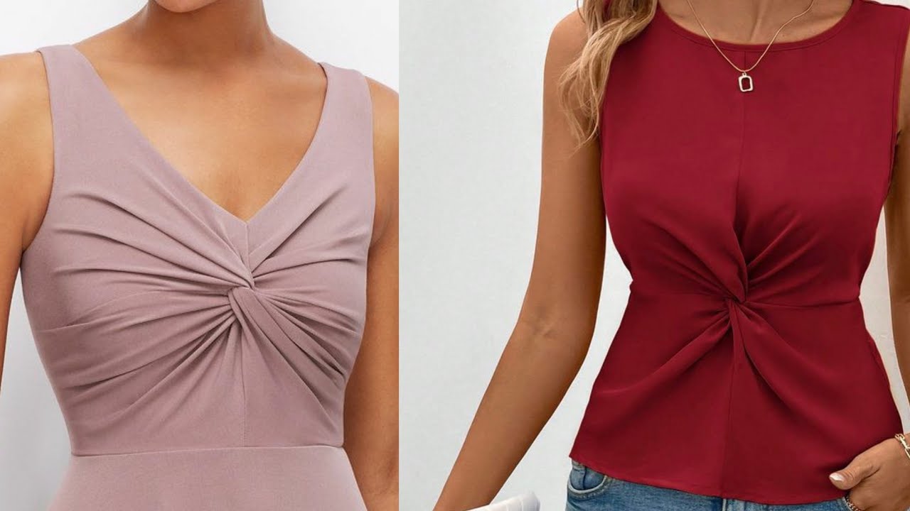 How to make a Front twist Top pattern tutorial part one [Detailed and Beginner Friendly] #diy