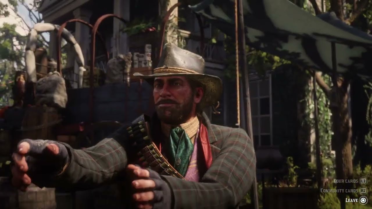 Red Dead Redemption 2 Getting some files and playing poker