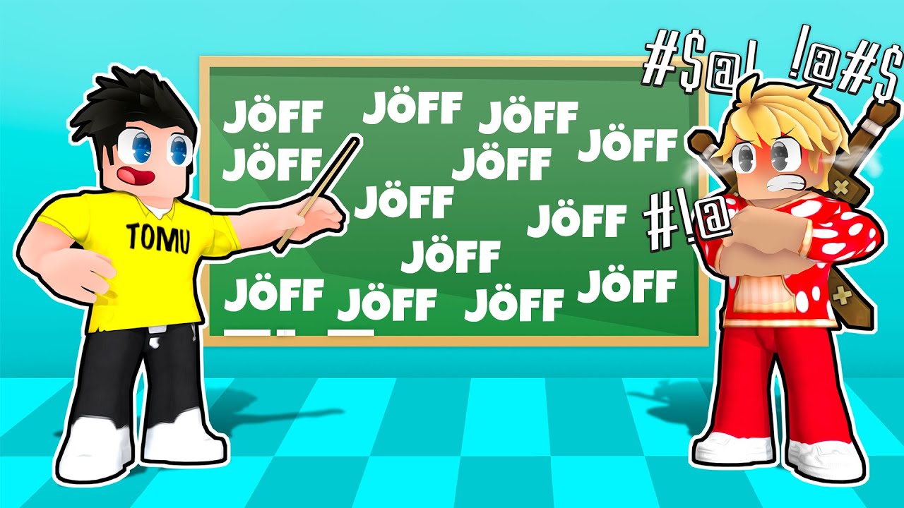 RETAR JEFF EN HEL DAG i ROBLOX (TOMUS HEMLIGA SPRÅK)