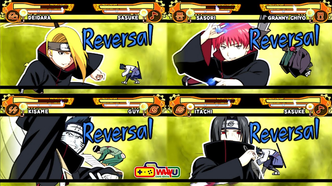ULTI REVERSAL Semua Karakter di Game NARUTO ULTIMATE NINJA 5 PS2