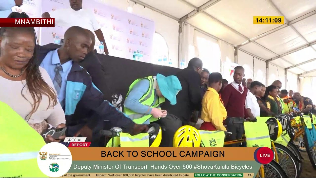 [HAPPENING NOW] Back To School With Deputy Minister, Hlengwa