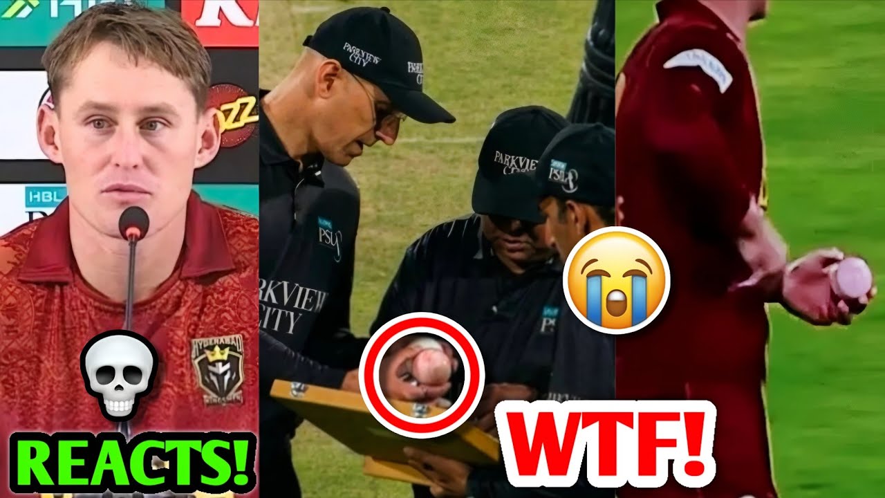 WTF Is This? 💀 PSL White Ball turns to Pink Ball 😭 Labuschagne Reaction | Pakistan PSL Cricket News