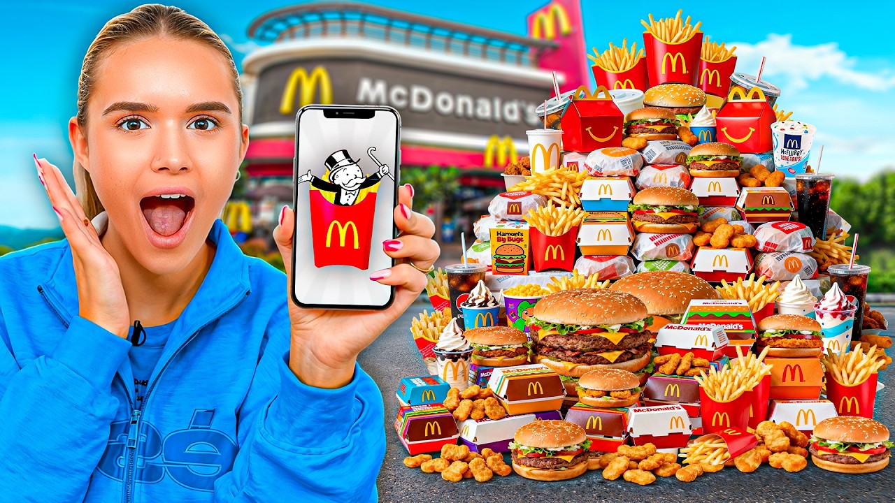 We Spent £200 On MCDONALDS MONOPOLY AND WON!