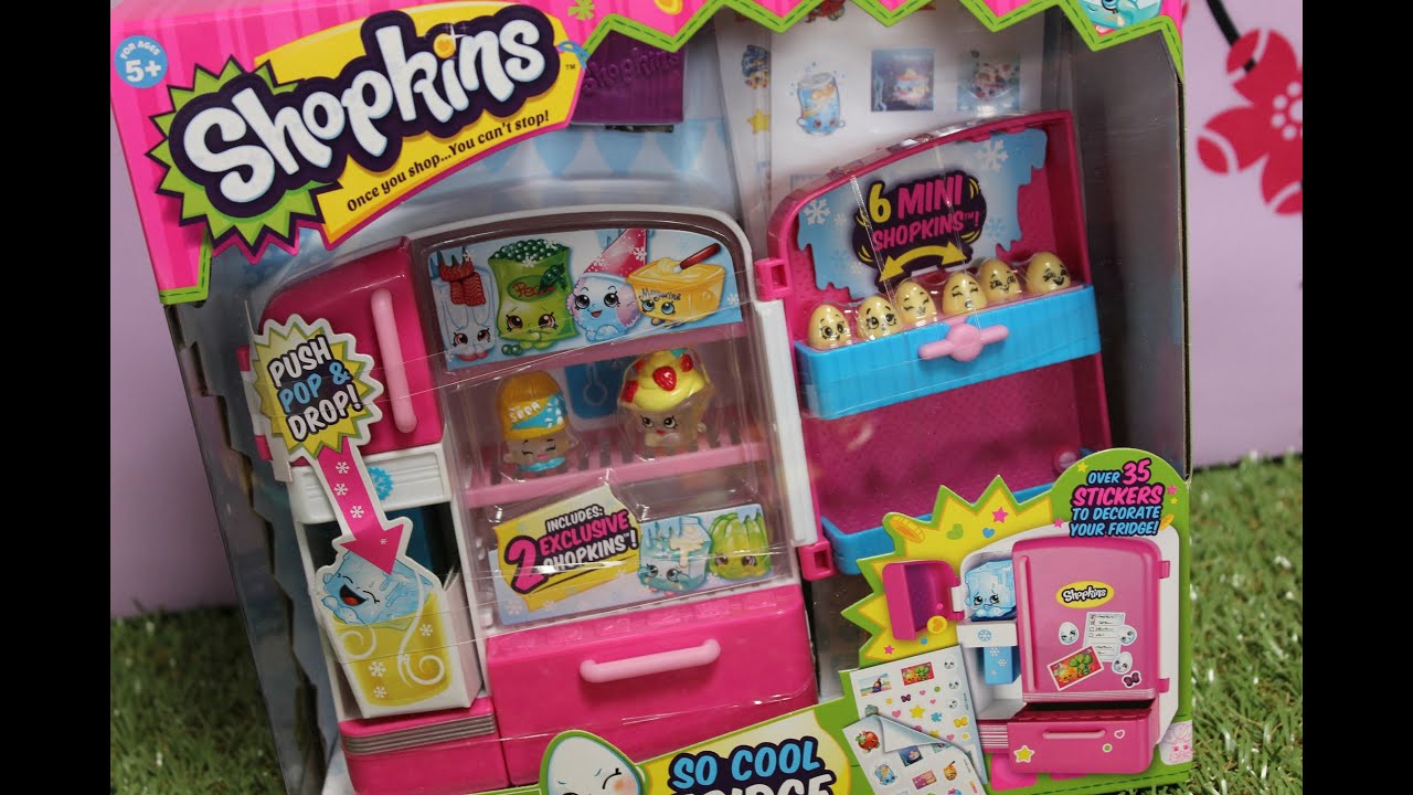 SHOPKINS FRIDGE So Cool Refrigerator & Freezer Season 2 by ToyPrincessCollector