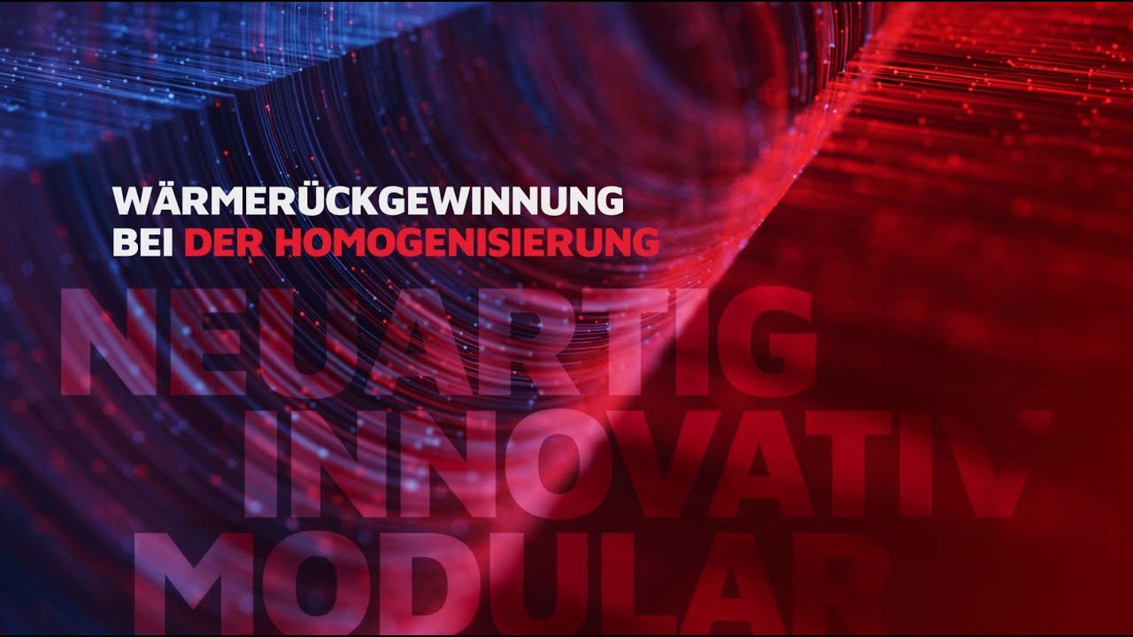 BSN Wärmerückgewinnung bei der Homogenisierung Deutsch