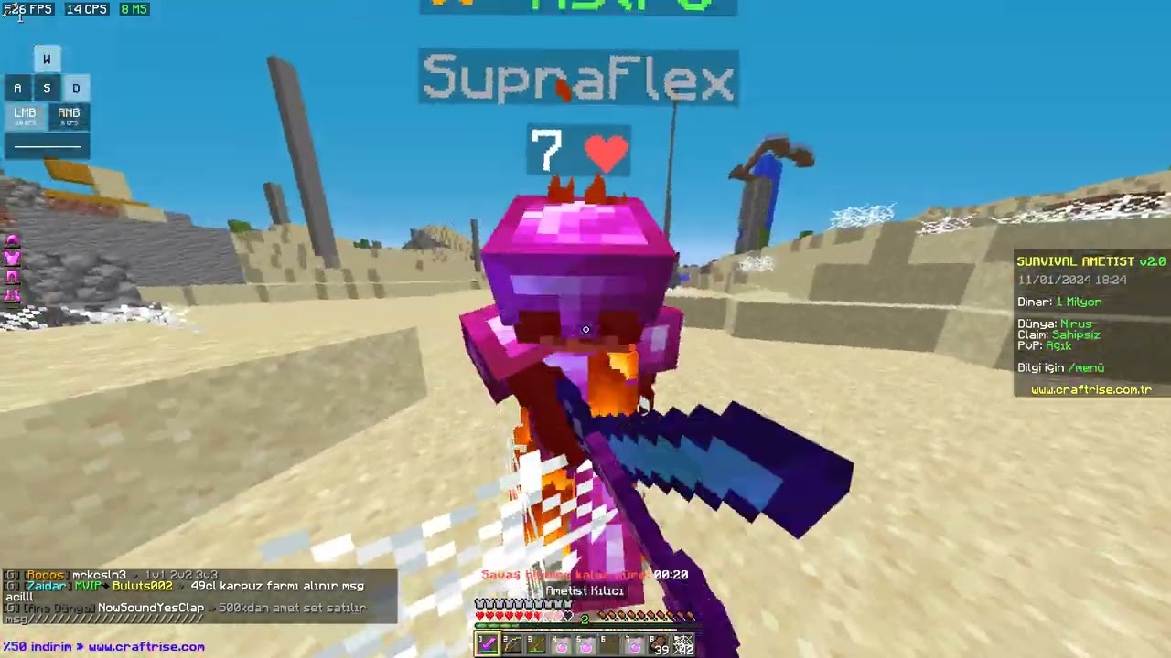 craftrise 5v5 ThyKeTeam VE FabalousTR loncası birbirine girdi ve Kazandık