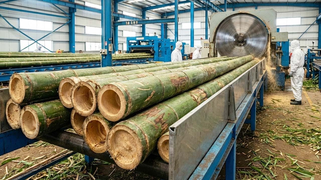 How Billions of Bamboo Are Processed Into Eco Products | Inside the World’s Massive Bamboo Industry