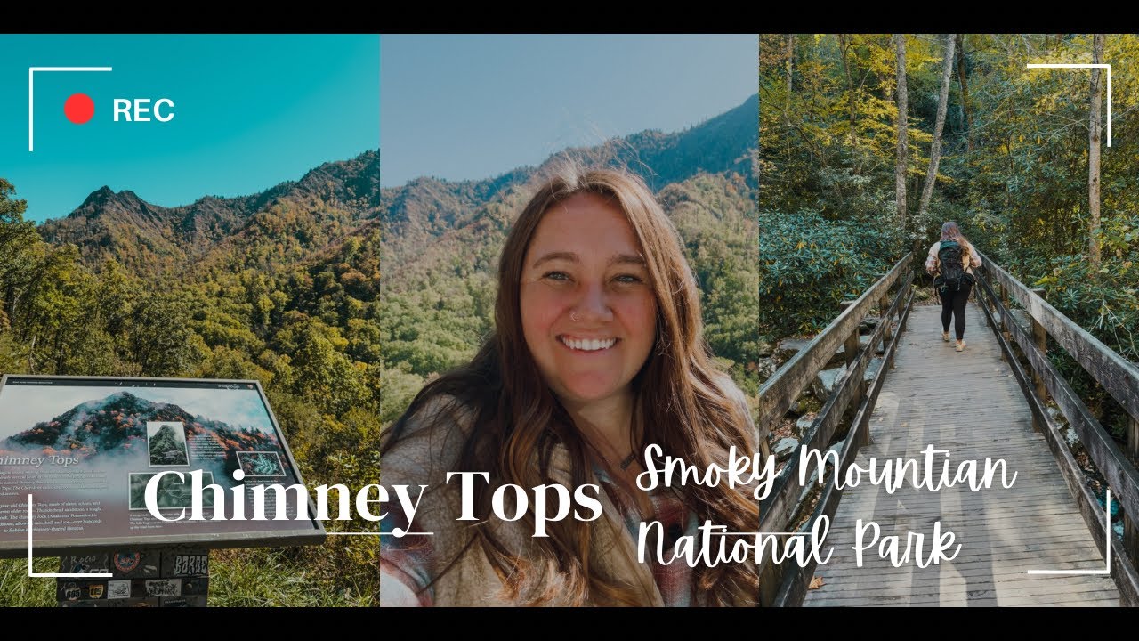 Chimney tops trail inSmoky Mountain national park