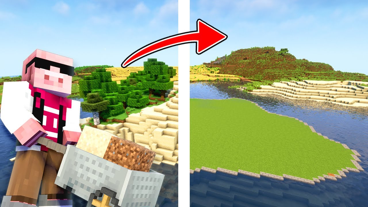 【マイクラ建築】新しい町を作るために島一つ消してみた #57【マイクラ】【MENワールド2022】