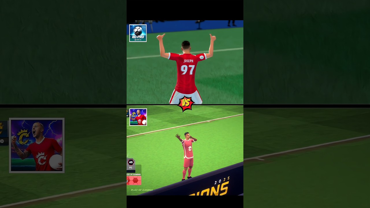 Be A Pro vs Champions Elite Football❤️&zwj;🩹🥶 #beaprofootball #footballgame #footballevolution
