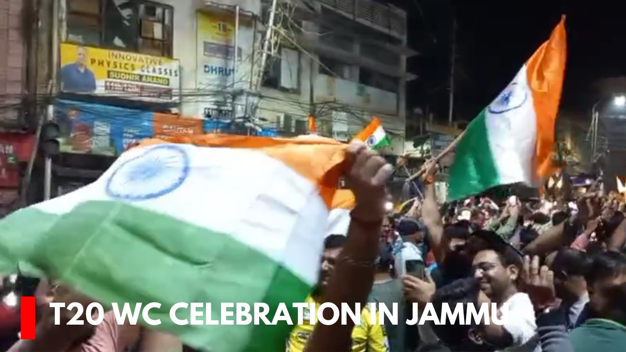 Celebrations in Jammu after India’s T20 World Cup win