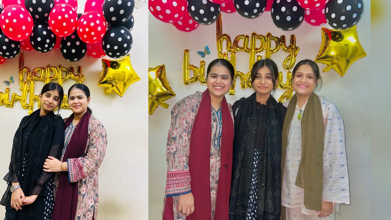Hunza ki friend ki HBD 🥳 || Happy Family ||
