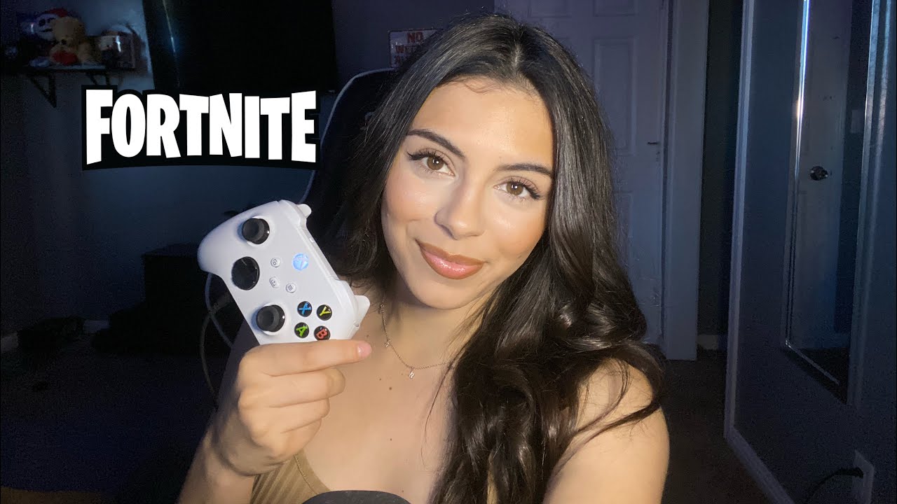 Asmr~ No Build Fortnite Gameplay( clicky and tingly control sounds)