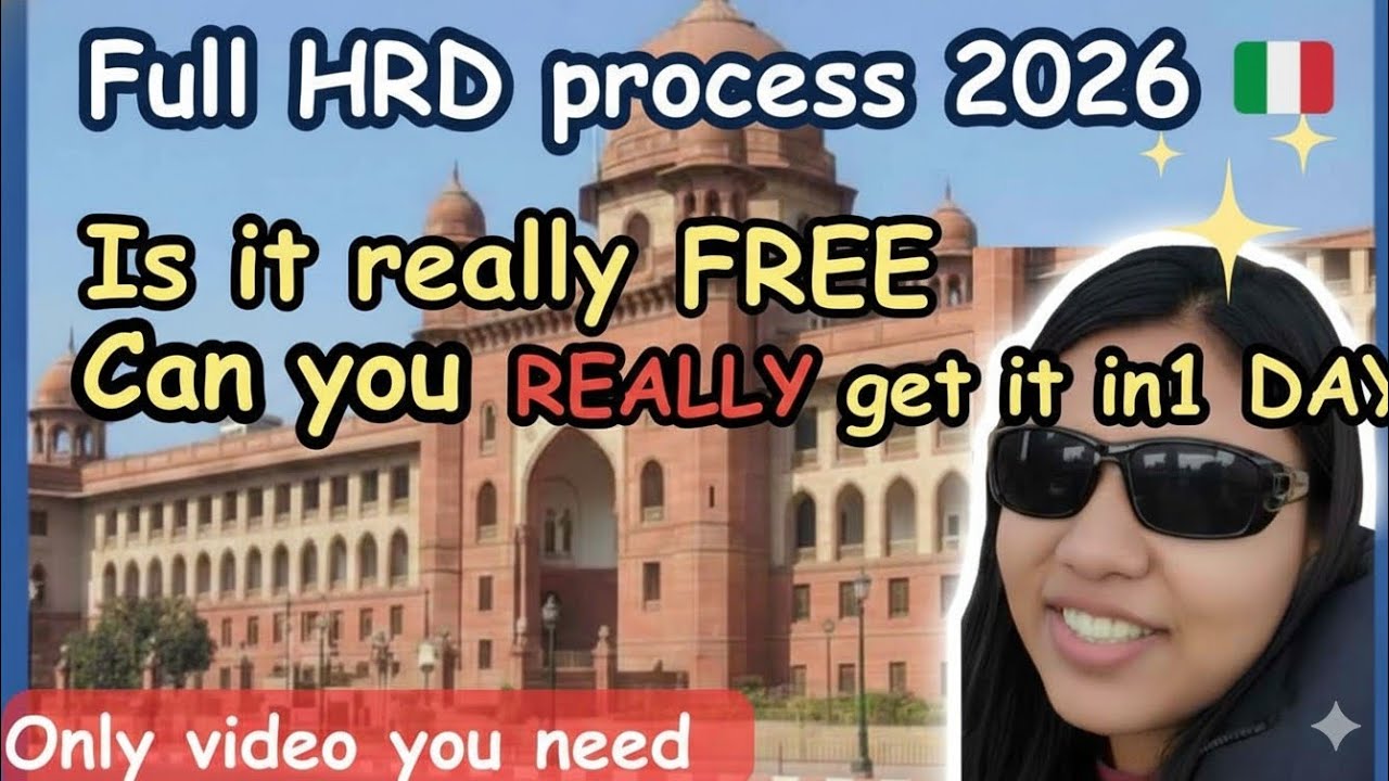HRD Attestation FULL PROCESS 2026 🇮🇹 | Step-by-Step Guide for Study Abroad (India)