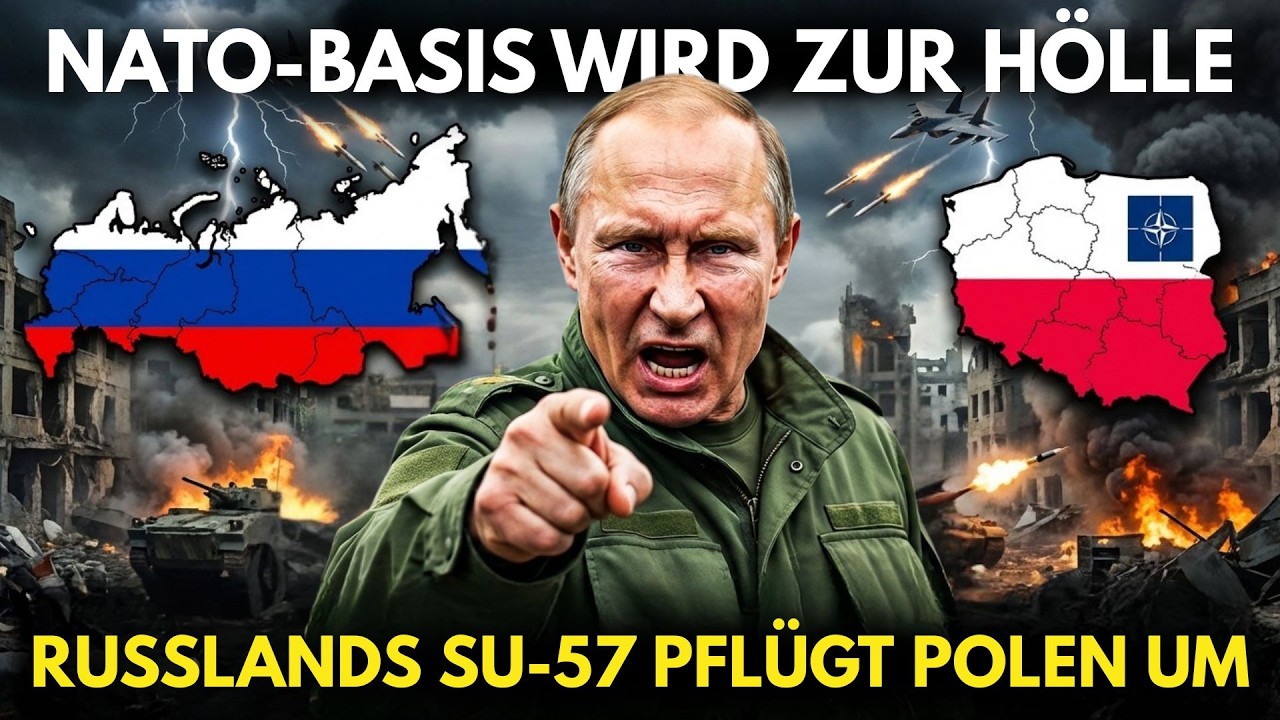 Su-57 aus Russland verwüsten Polen – NATO Basen zur Hölle, Brüssel schockiert