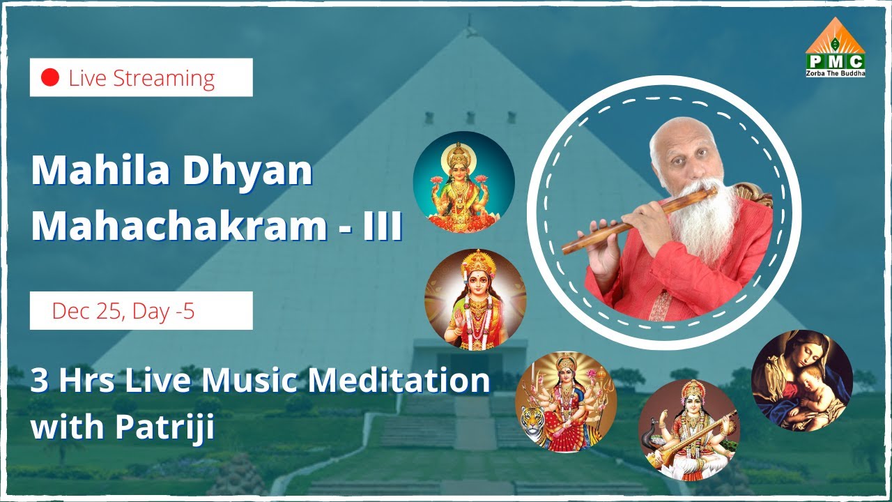 3 Hrs Live Music Meditation with Patriji | MDMC III | Kadthal