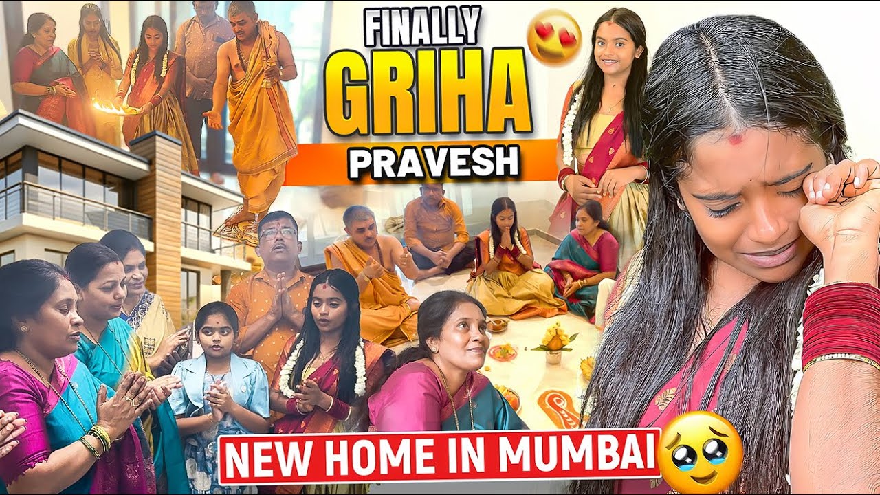 Griha Pravesh ♥️🥹🧿 My New Home In Mumbai | Rakshita Talks